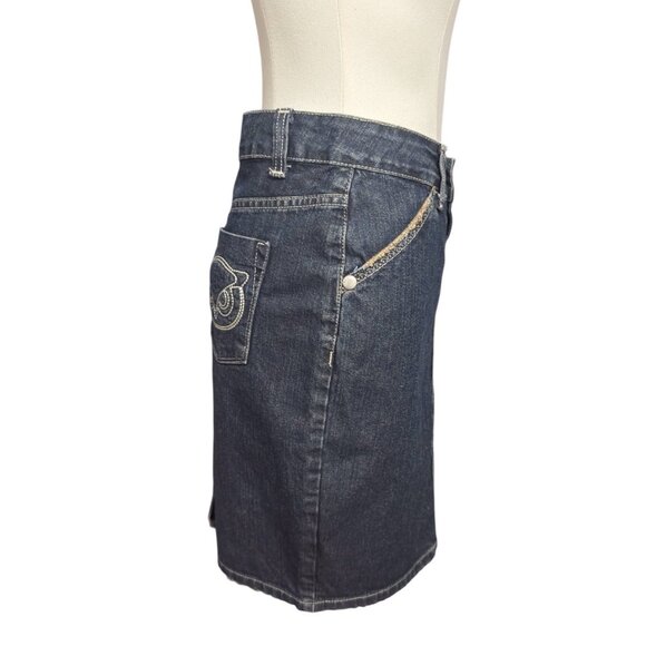 Paul & Joe for Target Blue Denim Short Skirt with Pockets Junior's Size 5 - Picture 4 of 7